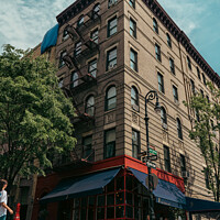 Buy canvas prints of Friends Apartment New York by Benjamin Brewty