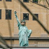 Buy canvas prints of Statue Of Liberty  by Benjamin Brewty