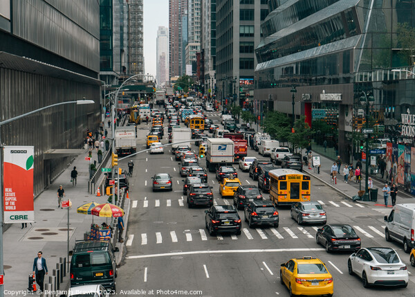 New York Traffic Picture Board by Benjamin Brewty