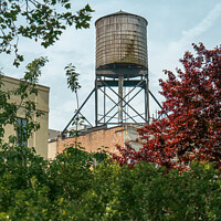Buy canvas prints of Water Tower by Benjamin Brewty
