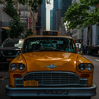 Buy canvas prints of New York Yellow Taxi  by Benjamin Brewty
