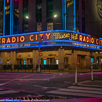 Buy canvas prints of Radio City Music Hall by Benjamin Brewty
