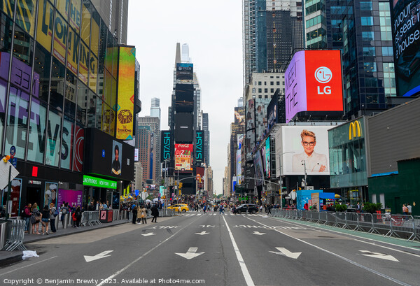 Times Square Picture Board by Benjamin Brewty