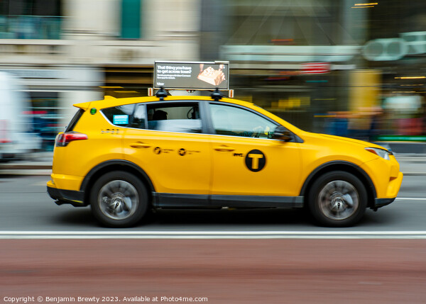 Panning Taxi Shot  Picture Board by Benjamin Brewty