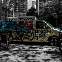 Buy canvas prints of Colour Pop Graffiti  by Benjamin Brewty
