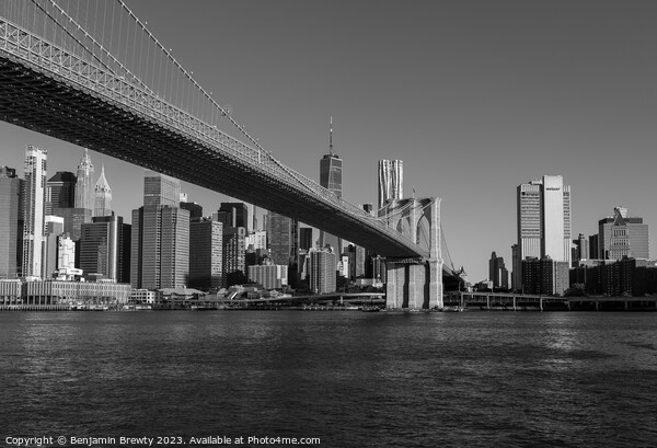 New York Skyline  Picture Board by Benjamin Brewty