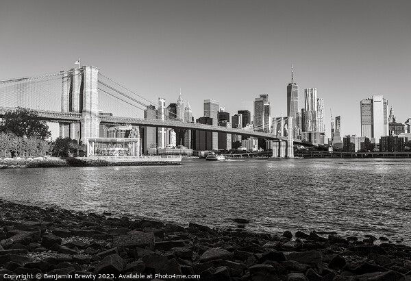 NYC Skyline Picture Board by Benjamin Brewty