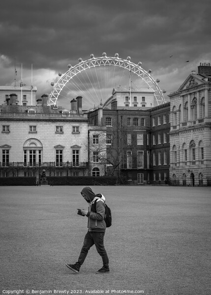 London Street photography Picture Board by Benjamin Brewty
