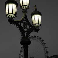 Buy canvas prints of London Street Lamps  by Benjamin Brewty
