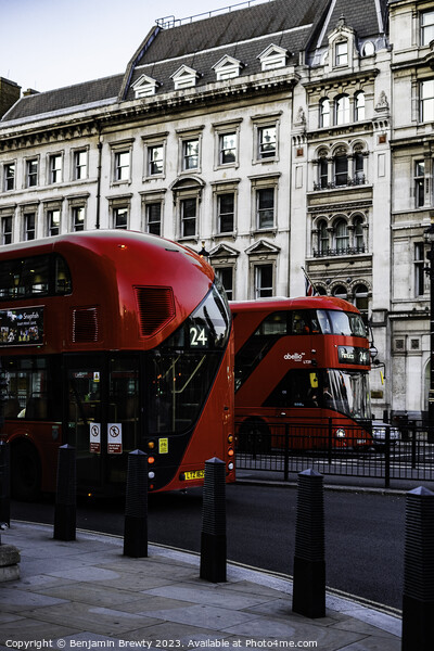 London Buses  Picture Board by Benjamin Brewty