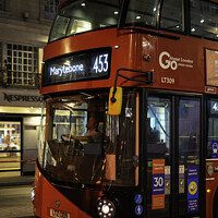 Buy canvas prints of London Bus  by Benjamin Brewty