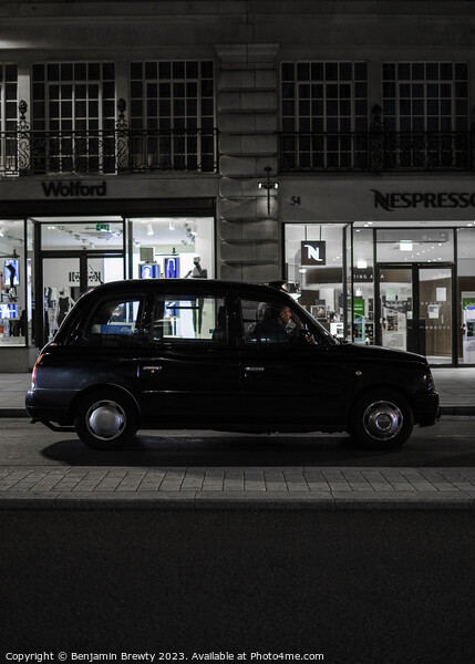 London Taxi Picture Board by Benjamin Brewty