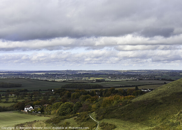 Dunstable Downs Picture Board by Benjamin Brewty