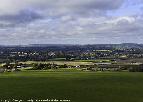 Dunstable Downs Picture Board by Benjamin Brewty