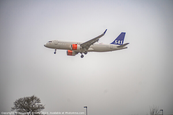 Scandinavian Airlines Picture Board by Benjamin Brewty