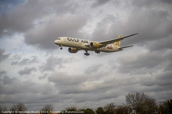 Gulf Air  Picture Board by Benjamin Brewty