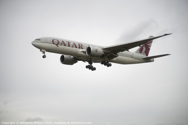 Qatar Airways  Picture Board by Benjamin Brewty