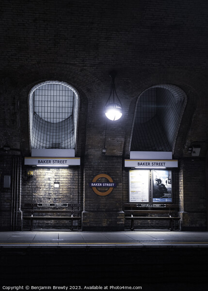 Bakers Street Station Picture Board by Benjamin Brewty