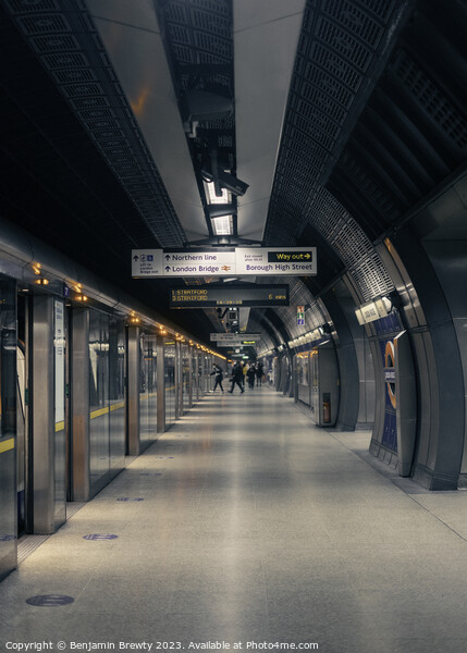 London Underground  Picture Board by Benjamin Brewty