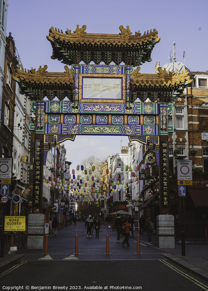 Chinatown London  Picture Board by Benjamin Brewty