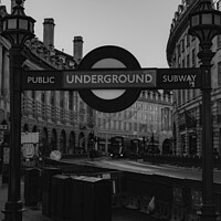 Buy canvas prints of Piccadilly Circus Station by Benjamin Brewty