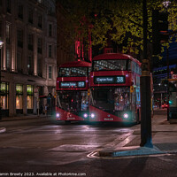 Buy canvas prints of London Buses by Benjamin Brewty
