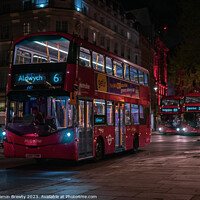 Buy canvas prints of London Buses  by Benjamin Brewty