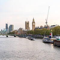 Buy canvas prints of River Thames View  by Benjamin Brewty
