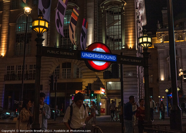 London Piccadilly Circus  Picture Board by Benjamin Brewty