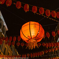 Buy canvas prints of Chinatown Lantern  by Benjamin Brewty