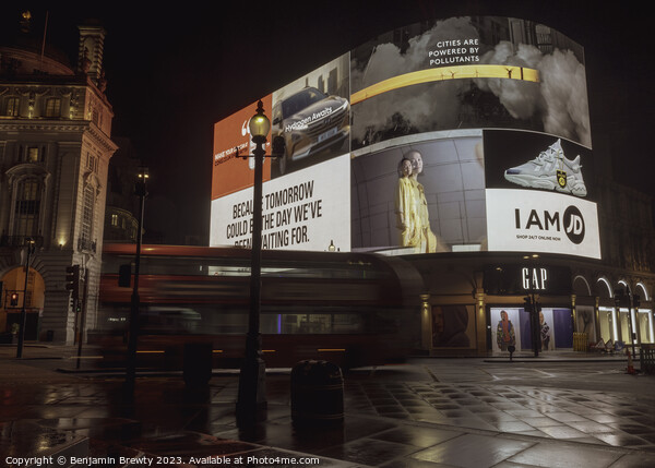 Piccadilly Circus  Picture Board by Benjamin Brewty