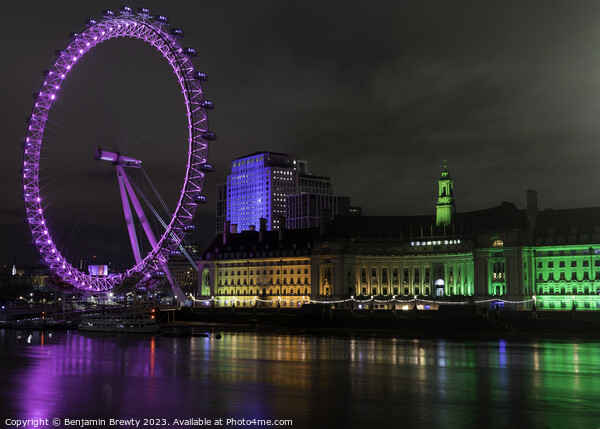 London Eye Picture Board by Benjamin Brewty
