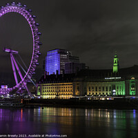 Buy canvas prints of London Eye by Benjamin Brewty