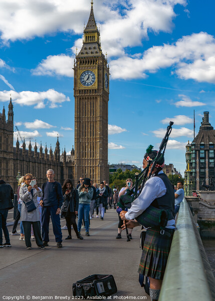 Big Ben Street Photography Picture Board by Benjamin Brewty
