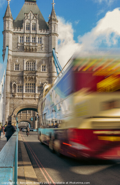 Tower Bridge Long Exposure  Picture Board by Benjamin Brewty