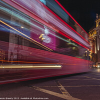 Buy canvas prints of Piccadilly Circus Long Exposure  by Benjamin Brewty