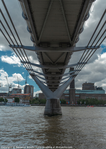 Millennium Bridge  Picture Board by Benjamin Brewty