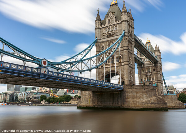 Tower Bridge Long Exposure  Picture Board by Benjamin Brewty