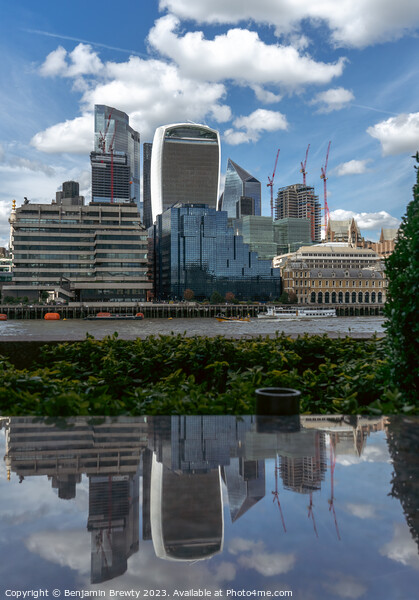London Skyline  Picture Board by Benjamin Brewty