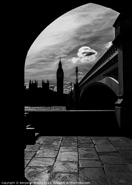 London Black & White Picture Board by Benjamin Brewty