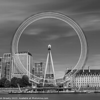 Buy canvas prints of London Eye Long Exposure  by Benjamin Brewty