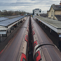 Buy canvas prints of High Barnet Train Station by Benjamin Brewty
