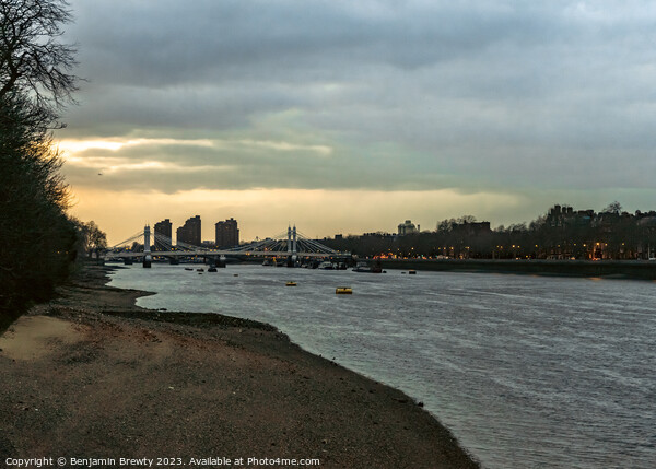 River Thames Picture Board by Benjamin Brewty