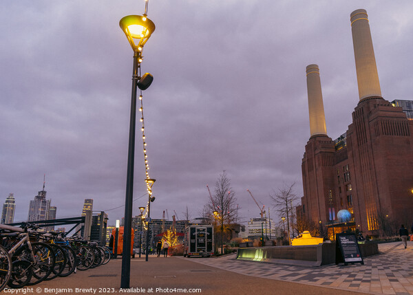 Battersea Power Station Picture Board by Benjamin Brewty