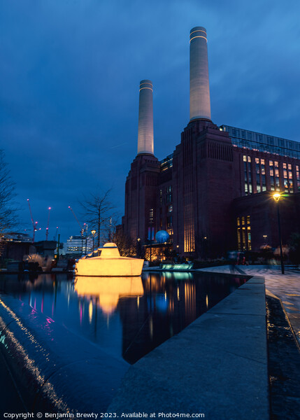 Battersea Power Station Picture Board by Benjamin Brewty