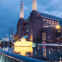 Buy canvas prints of Battersea Power Station Long Exposure  by Benjamin Brewty