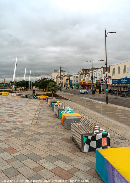 Southend On Sea Picture Board by Benjamin Brewty