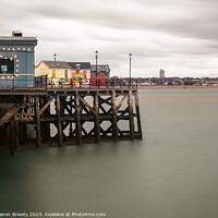 Buy canvas prints of Southend Pier Long Exposure  by Benjamin Brewty