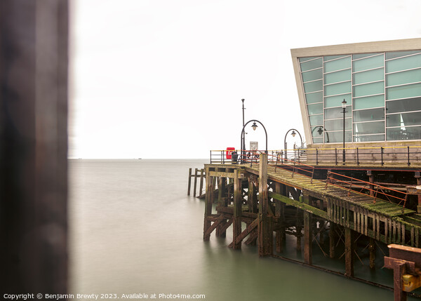 Southend On Sea Long Exposure Picture Board by Benjamin Brewty