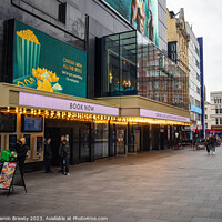 Buy canvas prints of Leicester Square Cinema  by Benjamin Brewty